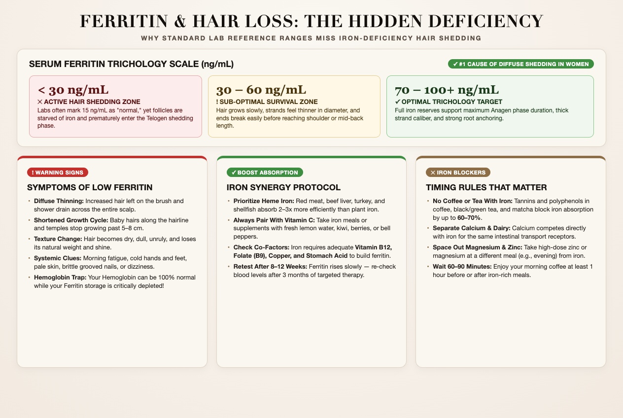 Ferritin Guide Infographic