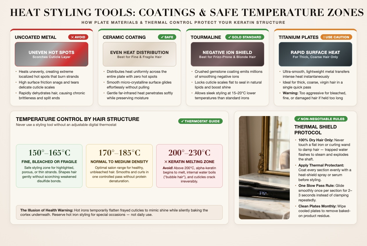 Heat Styling Coatings Infographic